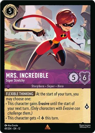 Mrs. Incredible - Super Stretchy FRANÇAIS (49/204) - CI - Rare - Holofoil