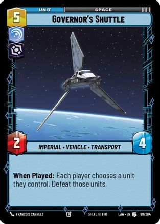 Governor's Shuttle (99/264) - ALT - Uncommon