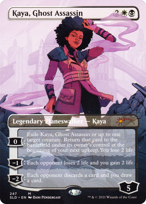 Kaya, Ghost Assassin (SLD-247) - mythic (Borderless)
