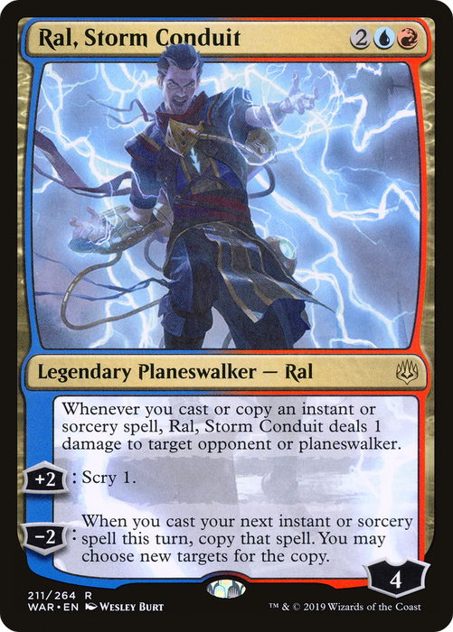 Ral, Storm Conduit (WAR-211) - rare - Foil