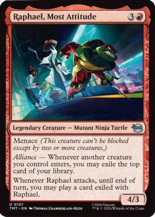 Raphael, Most Attitude (TMT-101) - uncommon
