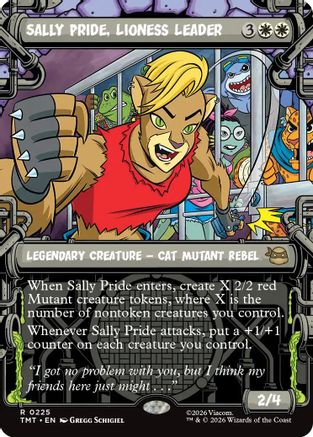 Sally Pride, Lioness Leader (Showcase) (TMT-225) - rare - Foil
