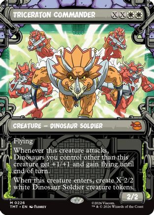 Triceraton Commander (Showcase) (TMT-226) - mythic - Foil