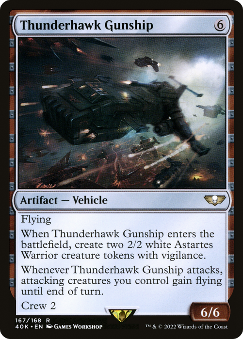Thunderhawk Gunship (40K-167) - rare