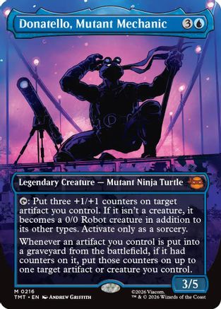 Donatello, Mutant Mechanic (Borderless) (TMT-216) - mythic