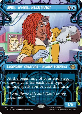 April O'Neil, Hacktivist (0227) (Showcase) (TMT-227) - rare