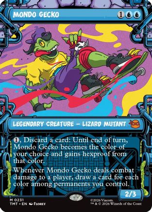 Mondo Gecko (Showcase) (TMT-231) - mythic - Foil