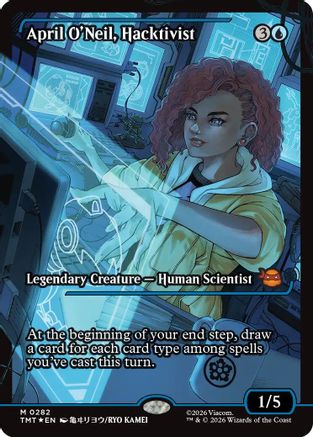 April O'Neil, Hacktivist (0282) (Showcase) (TMT-282) - mythic - Foil