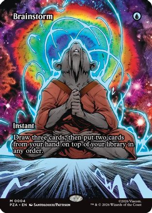 Brainstorm (Borderless) (PZA-004) - mythic