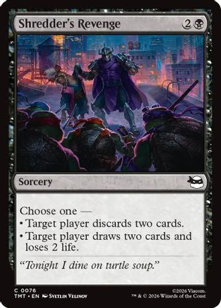 Shredder's Revenge (TMT-076) - common - Foil