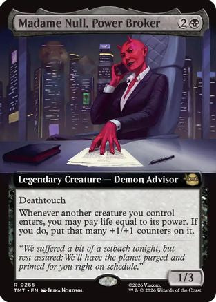 Madame Null, Power Broker (Extended Art) (TMT-265) - rare