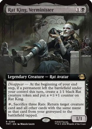 Rat King, Verminister (Extended Art) (TMT-266) - rare