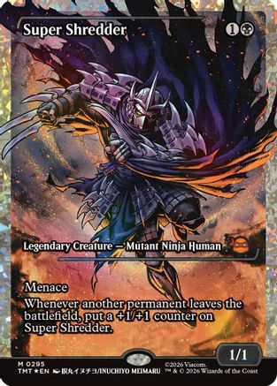Super Shredder (Showcase) (Fracture Foil) (TMT-295) - mythic - Foil