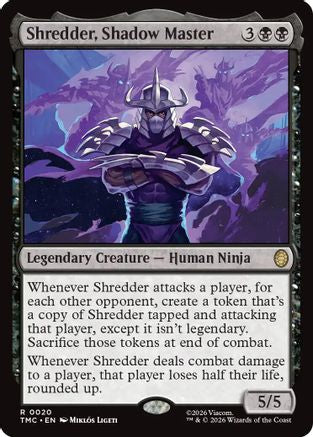 Shredder, Shadow Master (TMC-020) - rare