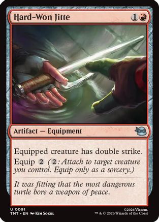 Hard-Won Jitte (TMT-091) - uncommon