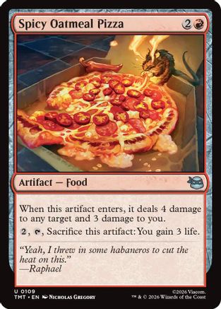 Spicy Oatmeal Pizza (TMT-109) - uncommon