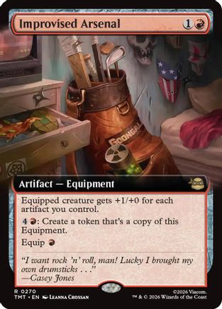 Improvised Arsenal (Extended Art) (TMT-270) - rare - Foil