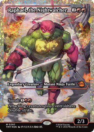 Raphael, the Nightwatcher (Showcase) (Fracture Foil) (TMT-297) - mythic - Foil