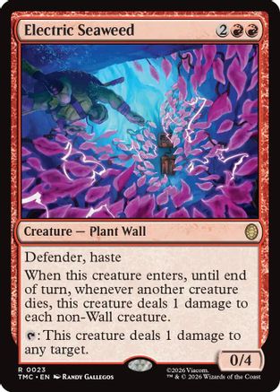 Electric Seaweed (TMC-023) - rare - Foil