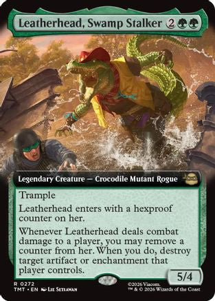 Leatherhead, Swamp Stalker (Extended Art) (TMT-272) - rare