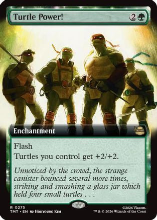 Turtle Power! (Extended Art) (TMT-275) - rare