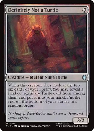 Definitely Not a Turtle (TMC-098) - uncommon