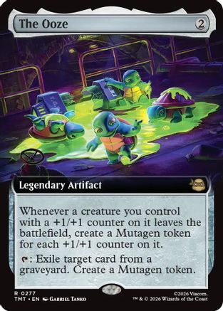 The Ooze (Extended Art) (TMT-277) - rare - Foil
