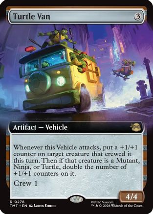 Turtle Van (Extended Art) (TMT-278) - rare