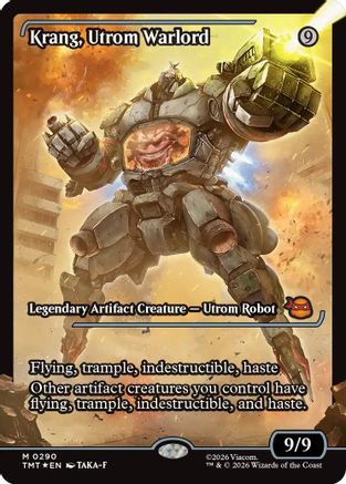 Krang, Utrom Warlord (Showcase) (TMT-290) - mythic - Foil