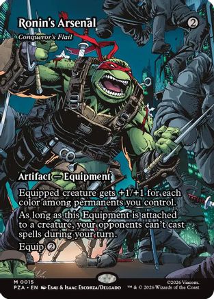 Ronin's Arsenal - Conqueror's Flail (Borderless) (PZA-015) - mythic