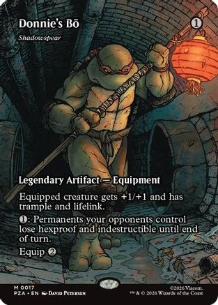 Donnie's Bo - Shadowspear (Borderless) (PZA-017) - mythic