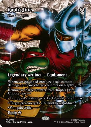 Raph's Jitte - Umezawa's Jitte (Borderless) (PZA-019) - mythic