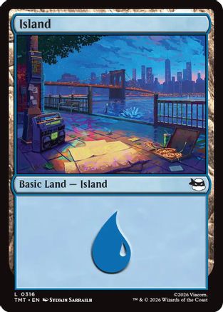 Island (0316) (TMT-316) - land - Foil