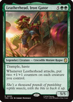 Leatherhead, Iron Gator (TMC-030) - rare