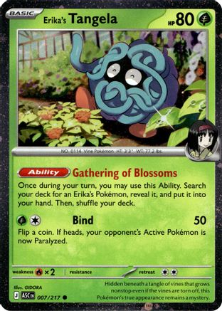 Erika's Tangela (007/217) - MCP  - Common - Holofoil