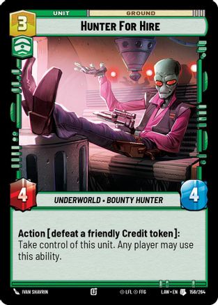 Hunter for Hire (156/264) - ALT - Uncommon