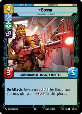 Bossk - Join Our Merry Band (31/264) - ALT - Uncommon