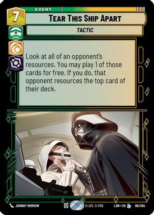 Tear This Ship Apart (66/264) - ALT - Legendary