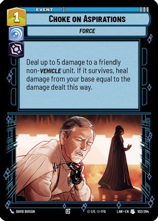 Choke on Aspirations (102/264) - ALT - Uncommon