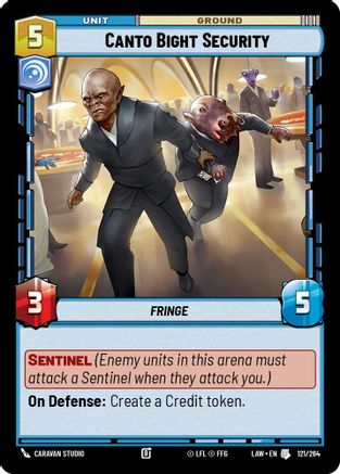 Canto Bight Security (121/264) - ALT - Uncommon