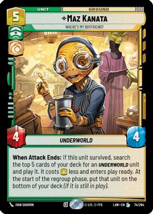 Maz Kanata - Where's My Boyfriend? (74/264) - ALT - Legendary