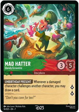 Mad Hatter - Unruly Eccentric (16) - DP - Promo - Holofoil