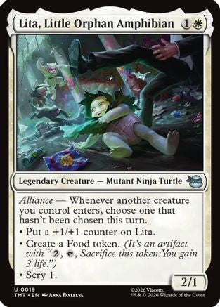 Lita, Little Orphan Amphibian (TMT-019) - uncommon - Foil