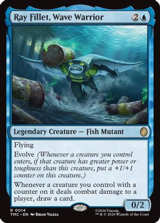 Ray Fillet, Wave Warrior (TMC-014) - rare