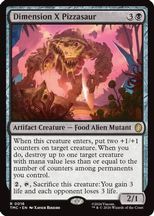 Dimension X Pizzasaur (TMC-016) - rare