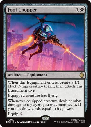 Foot Chopper (TMC-017) - rare - Foil