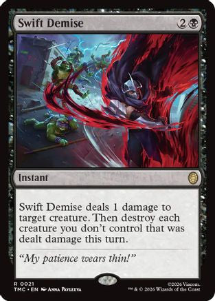 Swift Demise (TMC-021) - rare - Foil