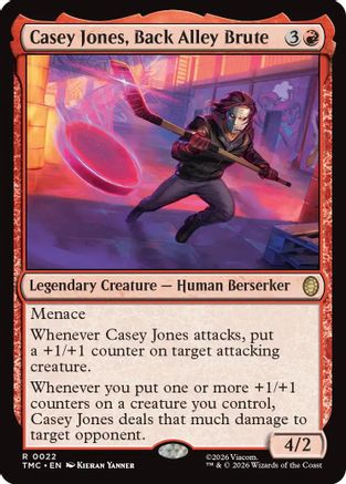 Casey Jones, Back Alley Brute (TMC-022) - rare - Foil