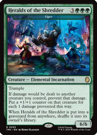 Heralds of the Shredder - Vigor (TMC-053) - rare