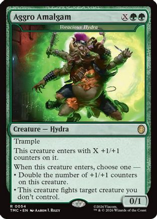Aggro Amalgam - Voracious Hydra (TMC-054) - rare - Foil